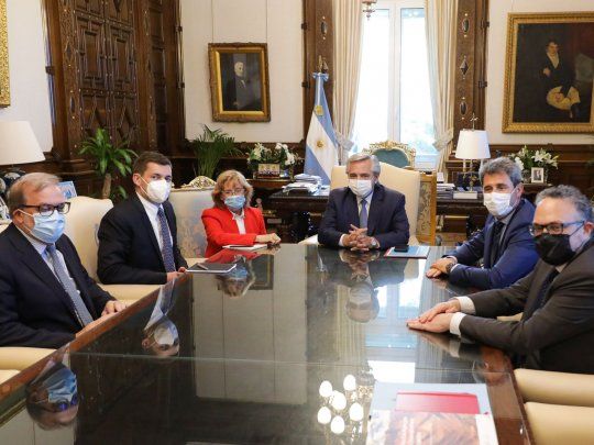 Reunión con Adam Lundin en Casa Rosada.