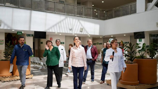 Claudia Sheinbaum inauguró una nueva Unidad Médica Familiar del IMSS.&nbsp;