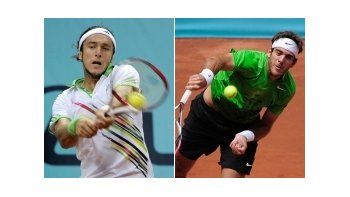 Mónaco se benefició por los problemas físicos de su rival. En cambio, Del Potro los vivió en carne propia.