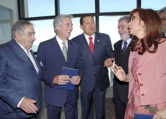 Fue la primera reunión de la que participó el presidente electo uruguayo, José Mujica