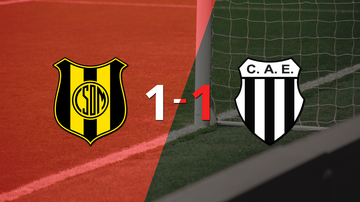 Dep. Madryn and Estudiantes (BA) shared the points 1-1