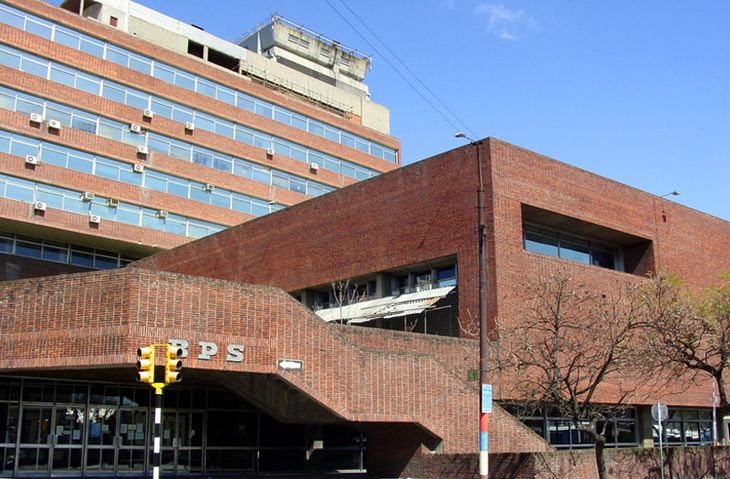 Sede del Banco de Previsión Social (BPS). (Foto: Sociedad de Arquitectos de Uruguay)