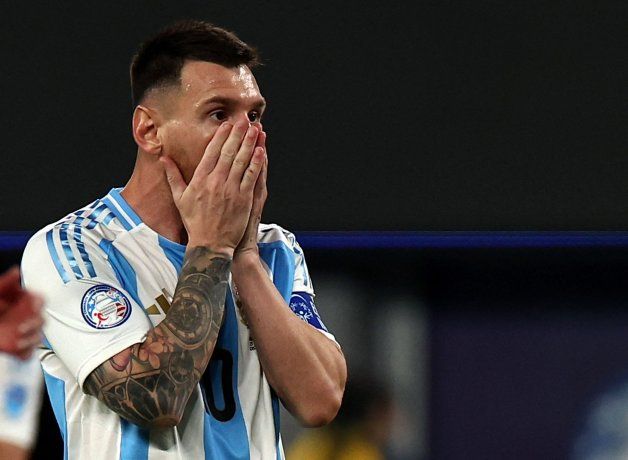 Lionel Messi injured his ankle during the 2024 Copa America final. Lionel Messi injured his ankle during the 2024 Copa America final.