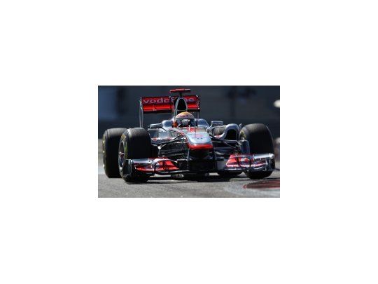 Hamilton fue el más rápido en los libres en Abu Dabi.