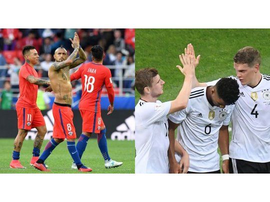 Chile y Alemania, a semifinales.