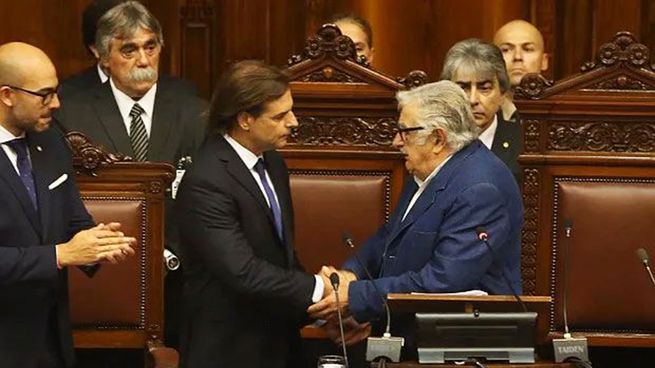 Luis Lacalle Pou despidió a José Mujica y decidió quedarse con lo bueno y las coincidencias.