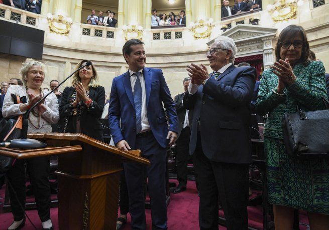 Mariano Recalde asumi&oacute; su banca en el Senado por la Ciudad de Buenos Aires.&nbsp;