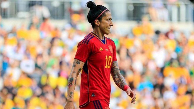 Jenni Hermoso, jugadora de la Selección española de fútbol femenino. 