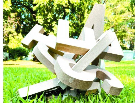 Ana Tiscornia. “Monumento al damnificado desconocido” es su aporte.