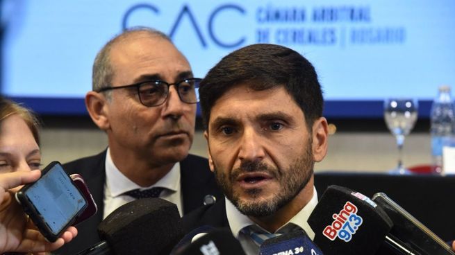 El gobernador de Santa Fe, Maximiliano Pullaro.