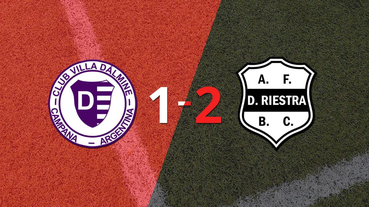 Riestra beat Villa Dálmine with fairness as a visitor