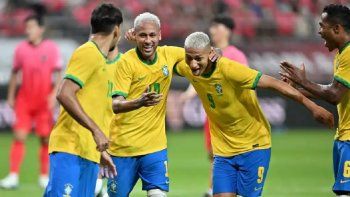 Vuelve. Brasil celebra el regreso de Neymar para los octavos de final del Mundial de Qatar 2022 ante Corea del Sur.
