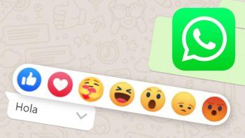 Las nuevas reacciones de WhatsApp superarían en cantidad a las de Facebook.