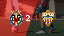 villarreal le gano a almeria en su casa por 2-1