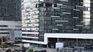 The Moscow-City district after the drone attack.  The Moscow-City district after the drone attack.