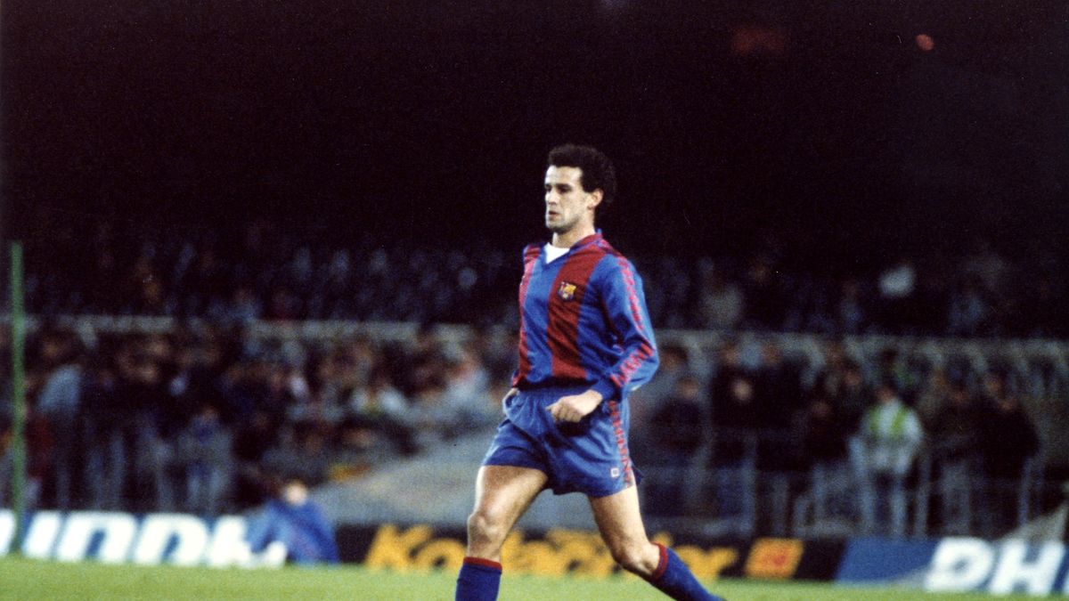 He was a millionaire soccer player, he played in Barcelona with Maradona, but ended up on the street