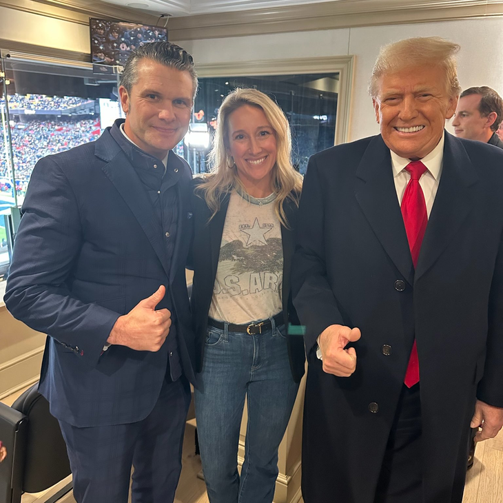 Pete Hegseth y Donald Trump. Pete Hegseth y Donald Trump.