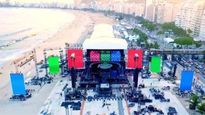 El gran despliegue del show de Madonna en Río de Janeiro.&nbsp;