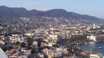 Vista aérea de Acapulco.