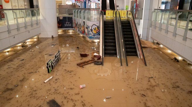 Cayeron hasta 158,1 milímetros de agua por hora.