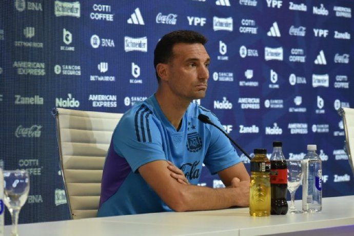 Lionel Scaloni, DT de Argentina. 