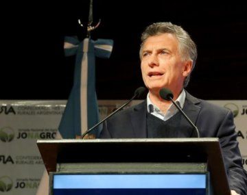 El presidente Mauricio Macri apuntó contra el gobierno de Alberto Fernández.