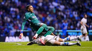 Kevin Mier sufrió una dura lesión. Kevin Mier sufrió una dura lesión.