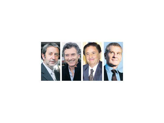 Julio Cobos, Mauricio Macri, Eduardo Duhalde, Francisco de Narváez