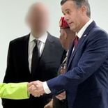 Delcy Rodríguez junto a John Ratcliff, jefe de la CIA. Delcy Rodríguez junto a John Ratcliff, jefe de la CIA.