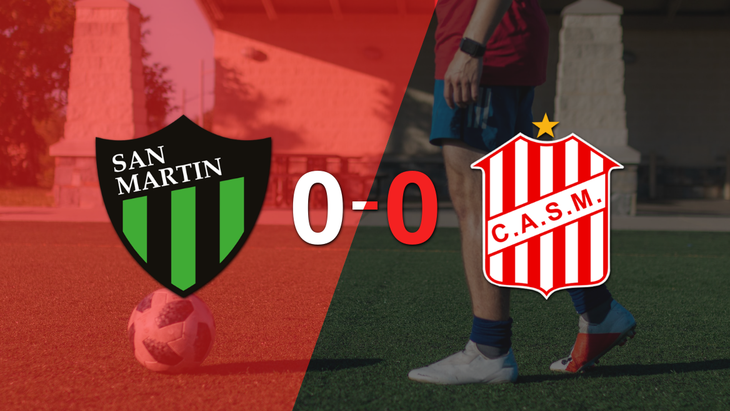 San Martín (SJ) y San Martín (T) terminaron sin goles