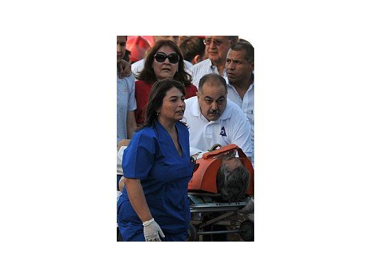 Gioja sigue en terapia intensiva desde hace más de 10 días, luego de que cayera el helicóptero en el que viajaba.