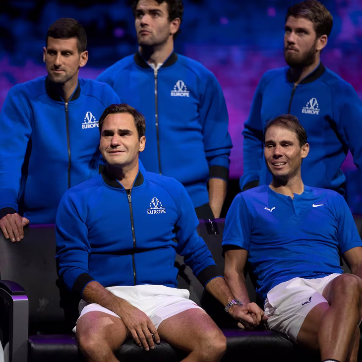 Federer and Nadal, legends of tennis, managed to keep the public entertaining with several challenges. 