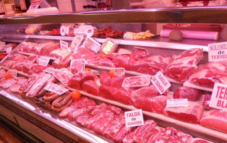 la carne baja en liniers, pero no en las carnicerias