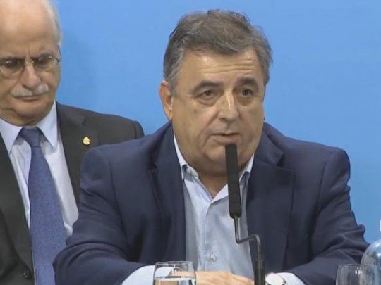 Mario Negri en Casa Rosada.