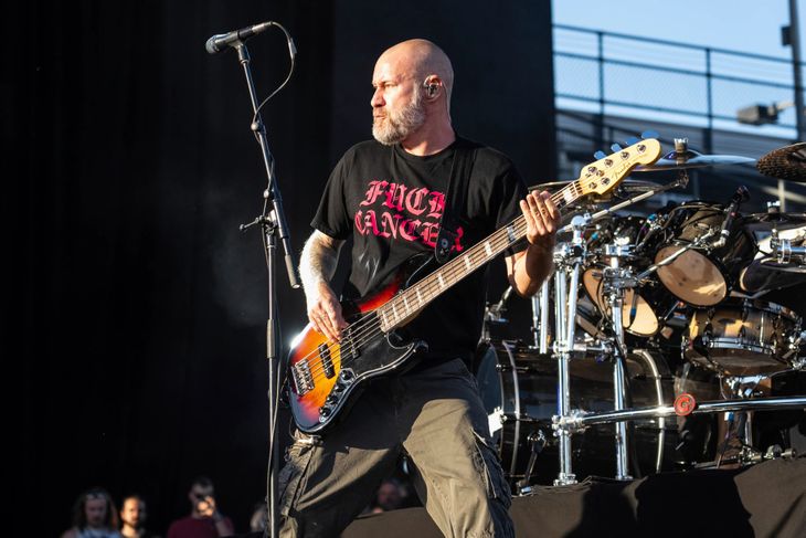 Sam Rivers in action on stage. Sam Rivers in action on stage.
