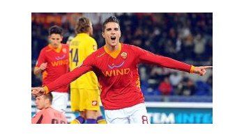 Festejo por duplicado. Erik Lamela gritó dos veces y Roma avanzó a cuartos de final.