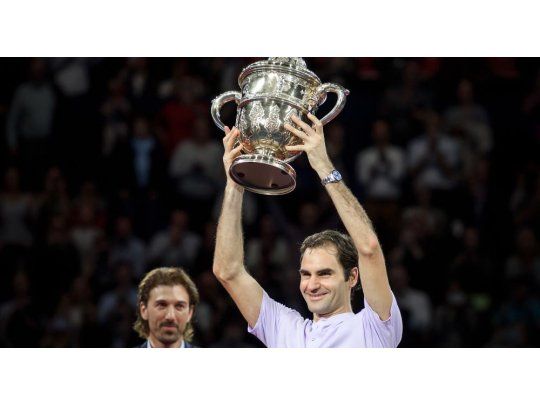 Federer venció a Del Potro en la final de Basilea.