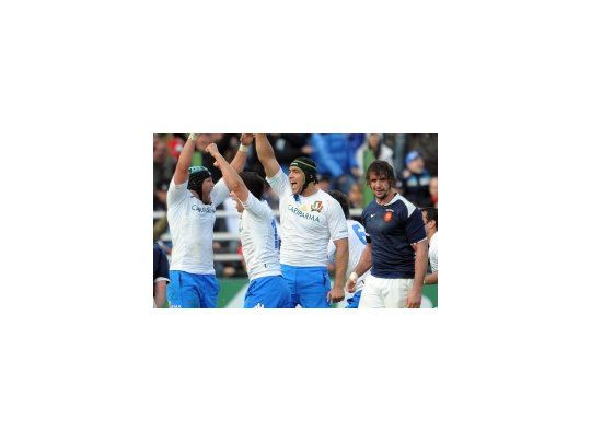 Italia se quedó con un triunfo ante Francia en el estadio Flaminio de Roma.