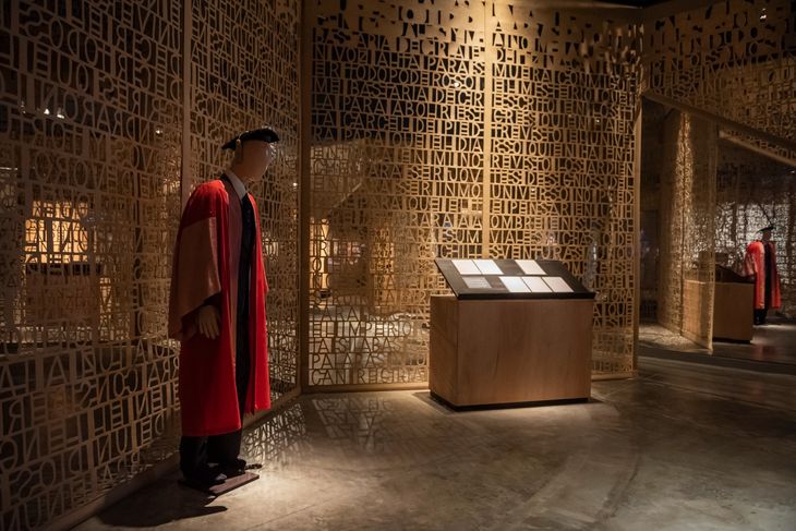 Objetos inéditos, manuscritos y un holograma: el homenaje a Borges que sorprende. Objetos inéditos, manuscritos y un holograma: el homenaje a Borges que sorprende.