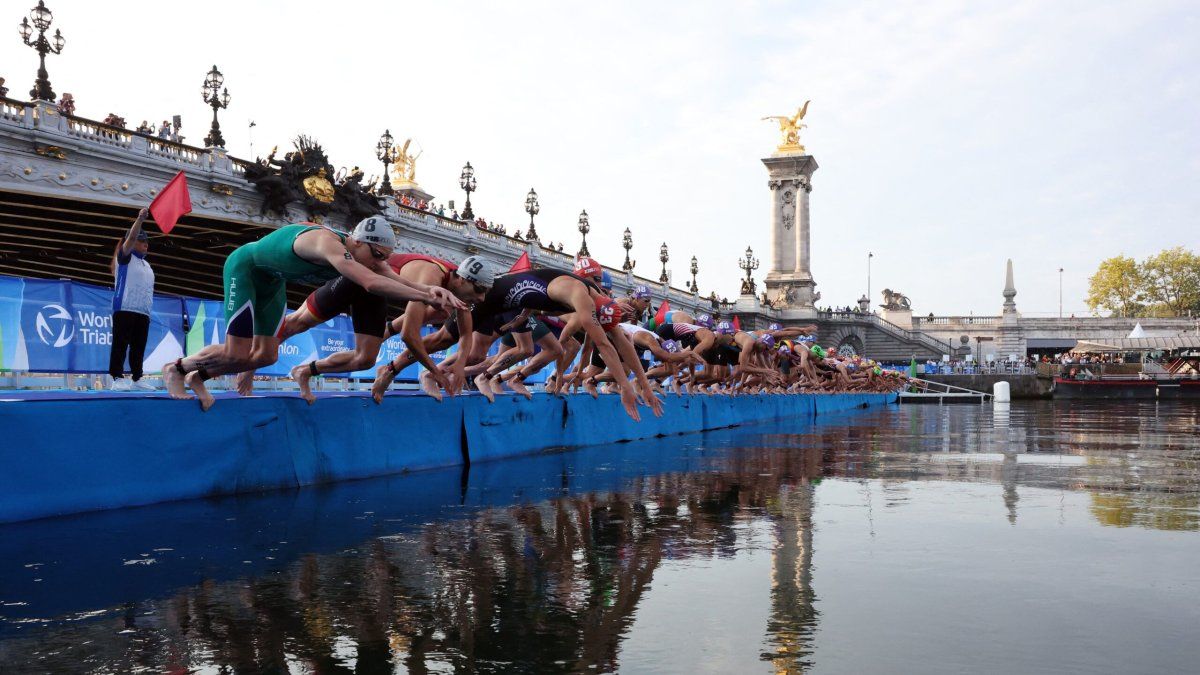 Concern about the state of the Seine River and the rain condition preparations for the Paris Olympic Games