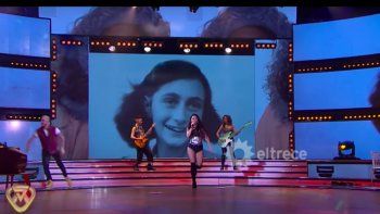 fuerte repudio y denuncia a tinelli y showmatch por la utilizacion de la imagen de ana frank