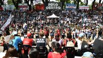 El Polo Obrero se manifestó en contra del ajuste antes de la asunción de Javier Milei