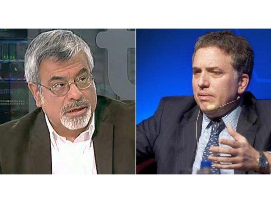 El economista argentino Jorge Fonseca Castro, profesor de la Universidad Complutense de Madrid, se cruzó con el ministro de Hacienda, Nicolás Dujovne.