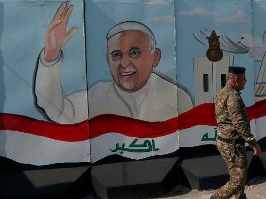 El Papa permanecerá tres días en Irak.