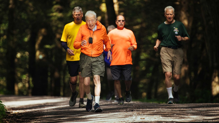 A good outdoor training routine is an effective method to counteract old age. A good outdoor training routine is an effective method to counteract old age.