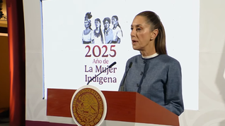 Claudia Sheinbaum brinda una nueva Mañanera del Pueblo este miércoles.