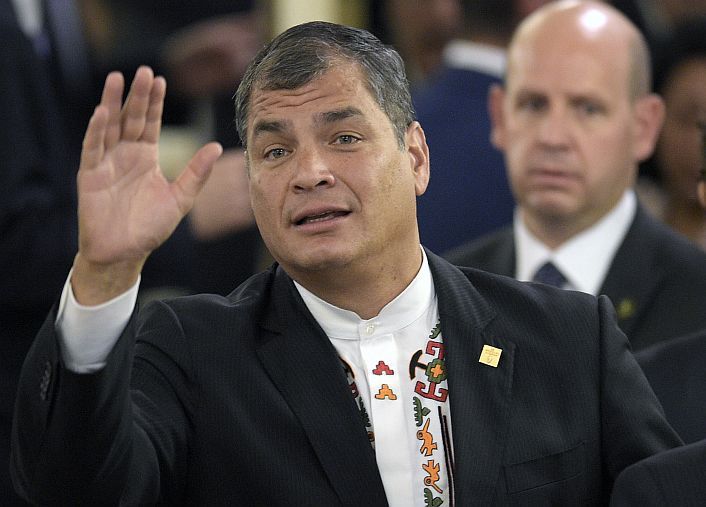 El presidente ecuatoriano, Rafael Correa.