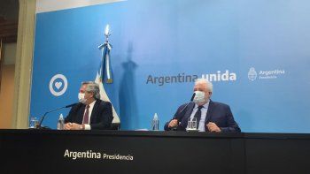 Alberto Fernández y Ginés González García.