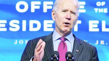 PROTAGONISMO. Joe Biden se centra en la economía y en la aceleración de la vacunación contra el covid-19 para impulsar las expectativas de los estadounidenses.