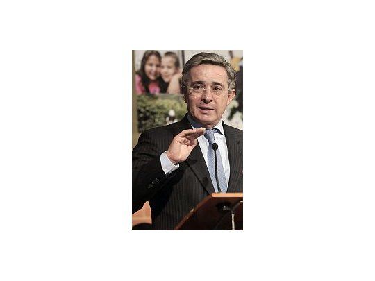 El ex presidente de Colombia, Alvaro Uribe.